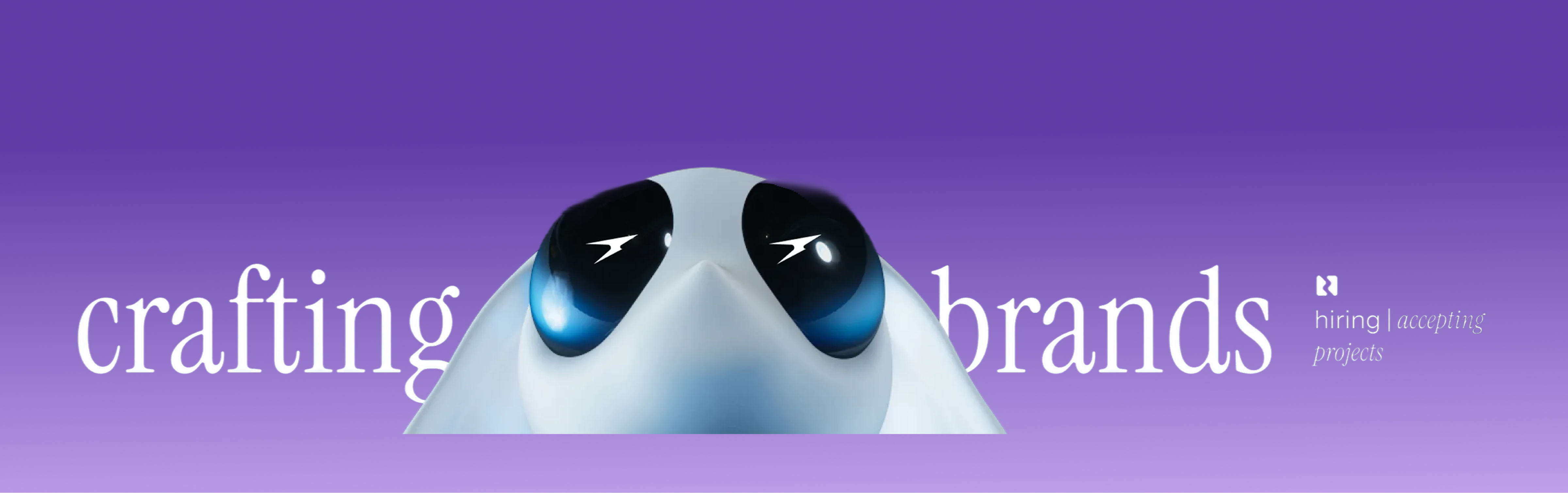 Person in white shirt sitting at desk with colorful gradient screen and potted plants on both sides.